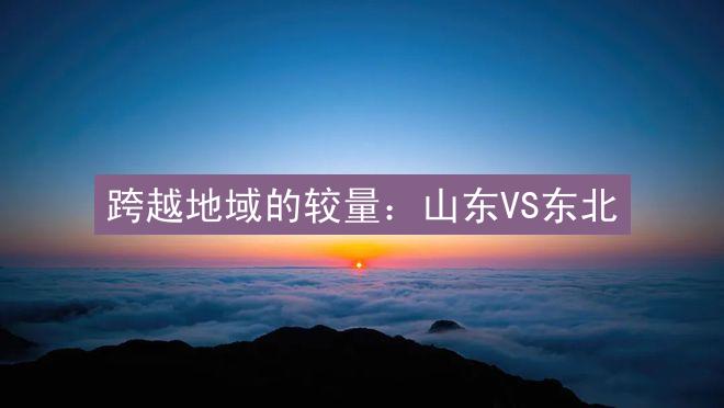 跨越地域的较量：山东VS东北