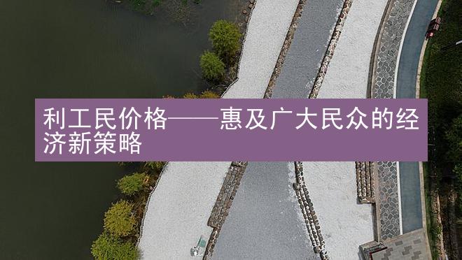 利工民价格——惠及广大民众的经济新策略