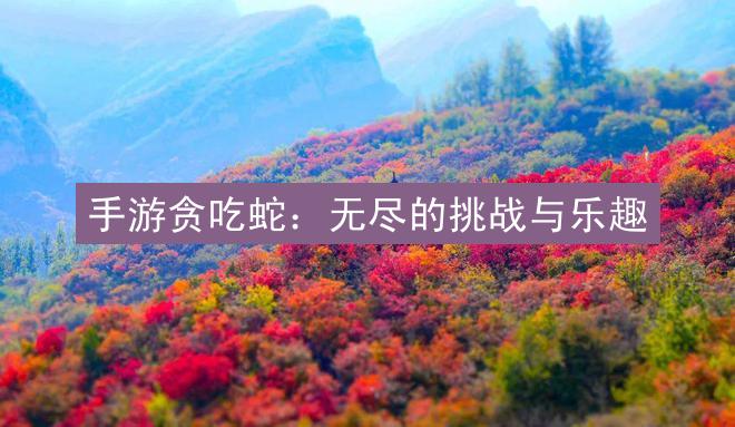 手游贪吃蛇：无尽的挑战与乐趣