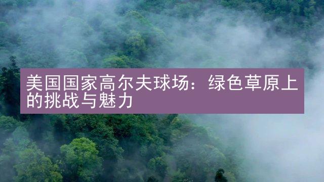 美国国家高尔夫球场：绿色草原上的挑战与魅力