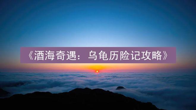 《酒海奇遇：乌龟历险记攻略》